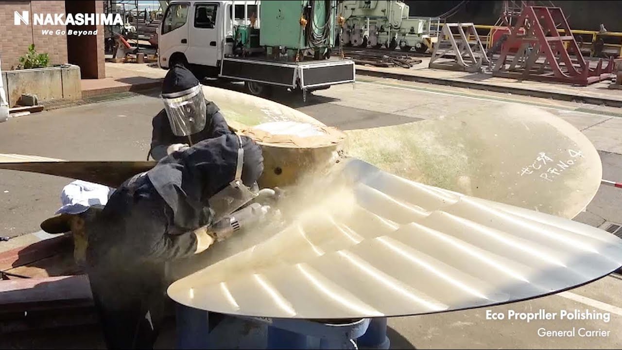 Eco Propeller Polishing / 省エネ研磨工事＜ナカシマプロペラ＞