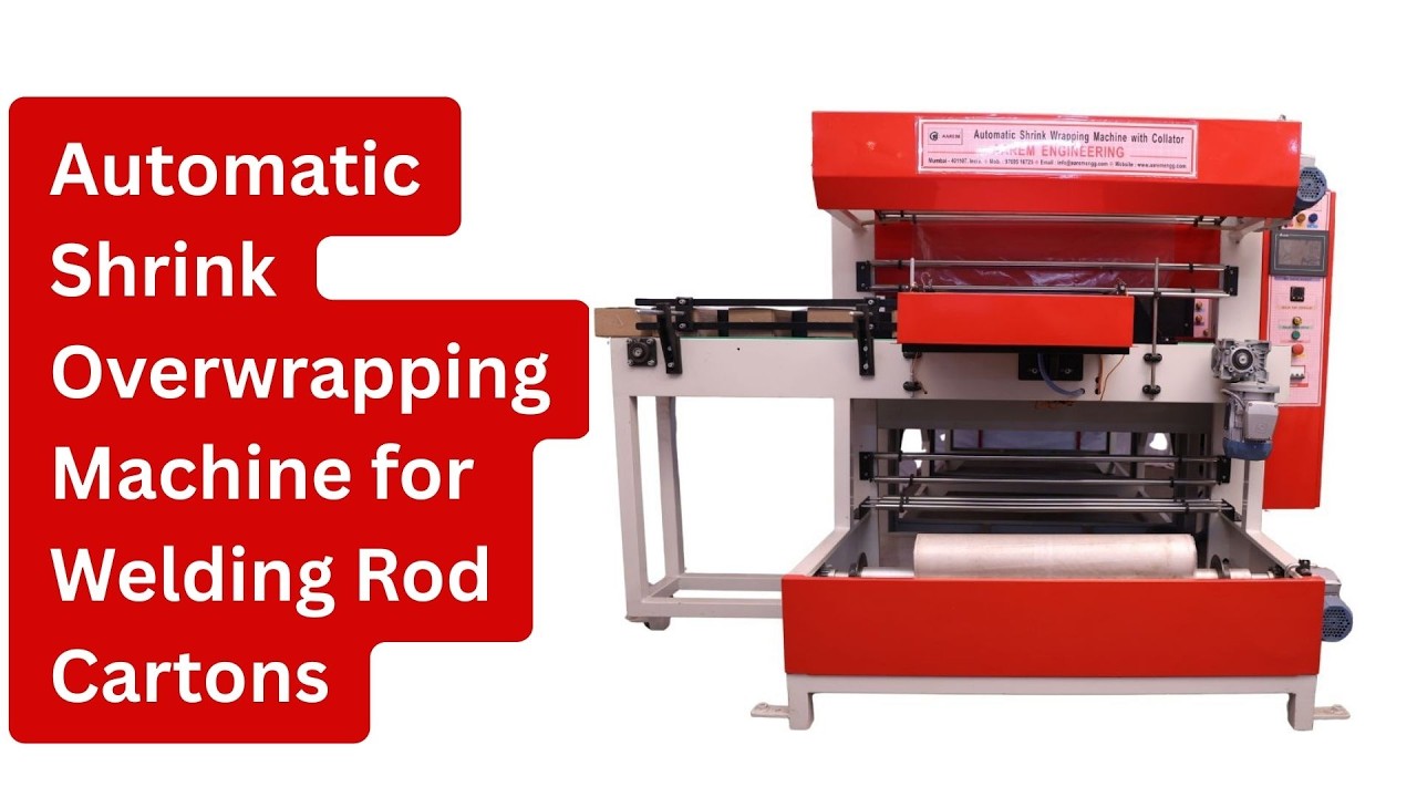 Automatic Shrink  Overwrapping Machine for Welding Rod Cartons