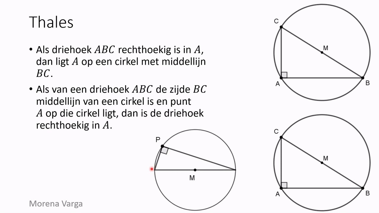 Cursus VWO Wis B - Extra 19 Veelgevraagde examenopgaven - Oefenen met cirkels