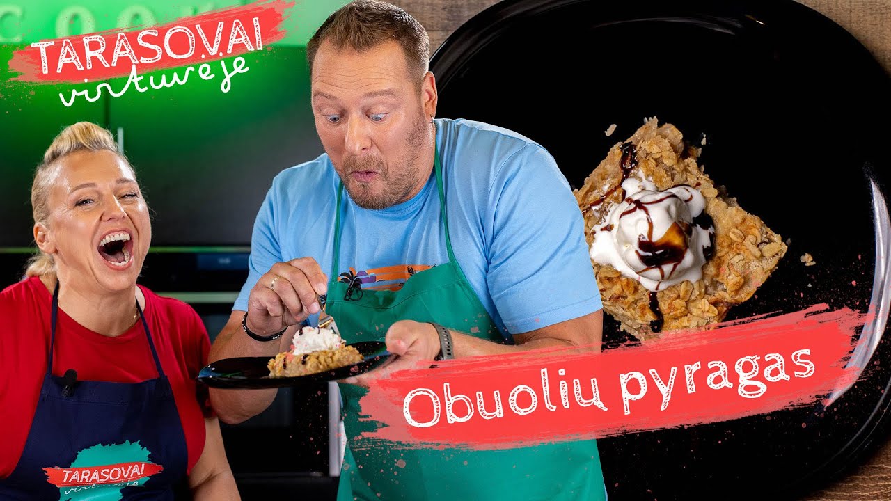 Tarasovai virtuvėje. Sveikuoliškas obuolių pyrago receptas 🍎🍎