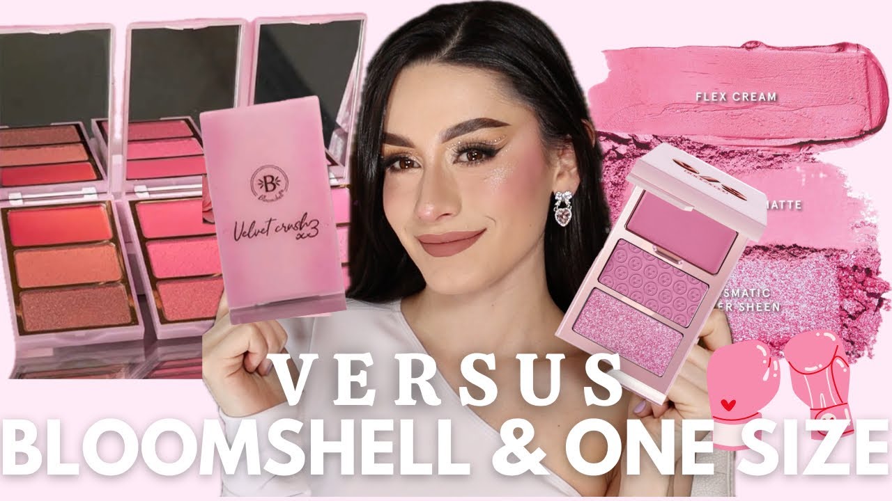 VERSUS: 🥊 ¿el NUEVO FORMATO favorito de rubor? Rubores X3 One Size VS. Bloomshell - Makeup Isa