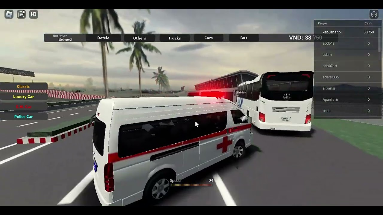Một ngày làm phụ xe cứu thương trong bus driver vietnam 2
