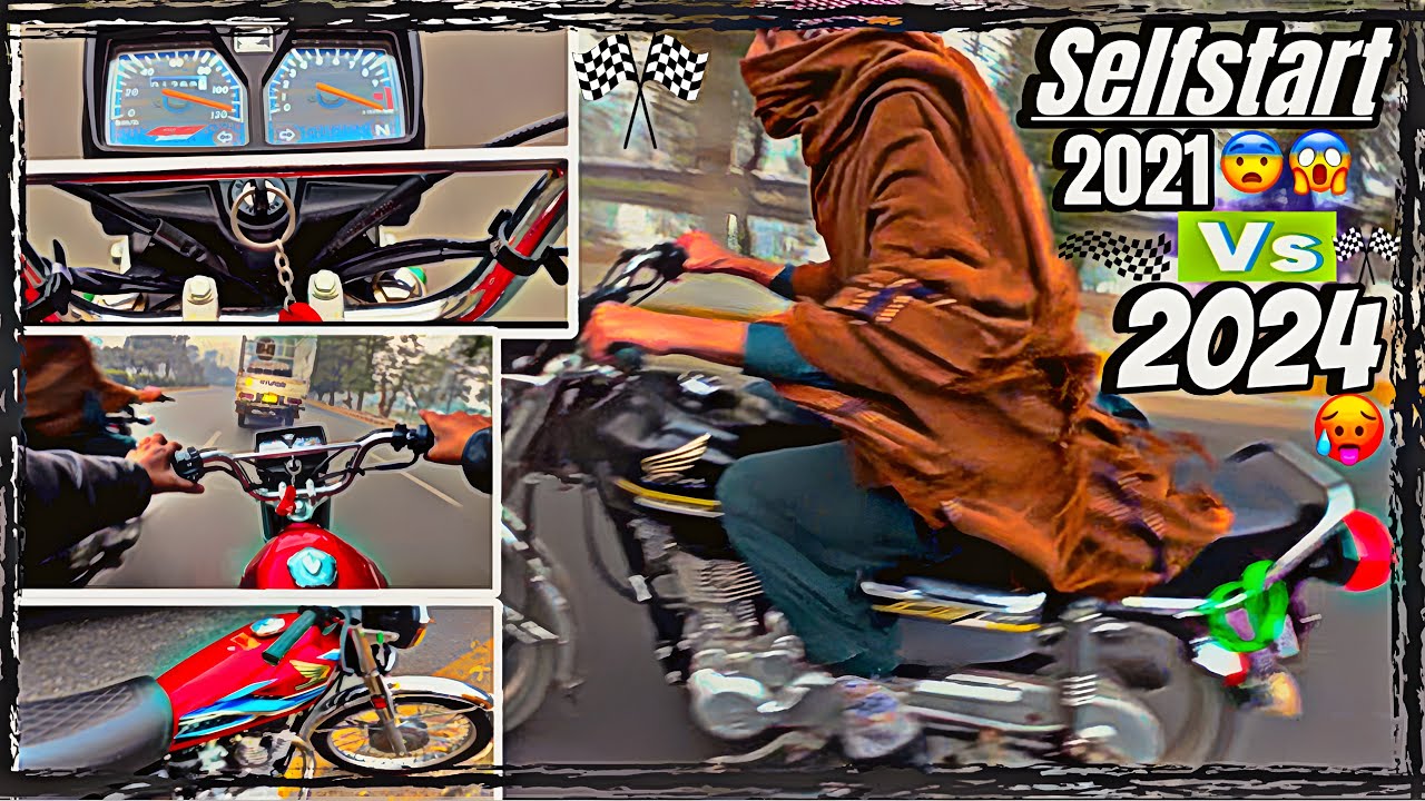 Drag race🥵2024 honda 125 /vs/ selfstart 2021 😱  honda 125 || Moizz here