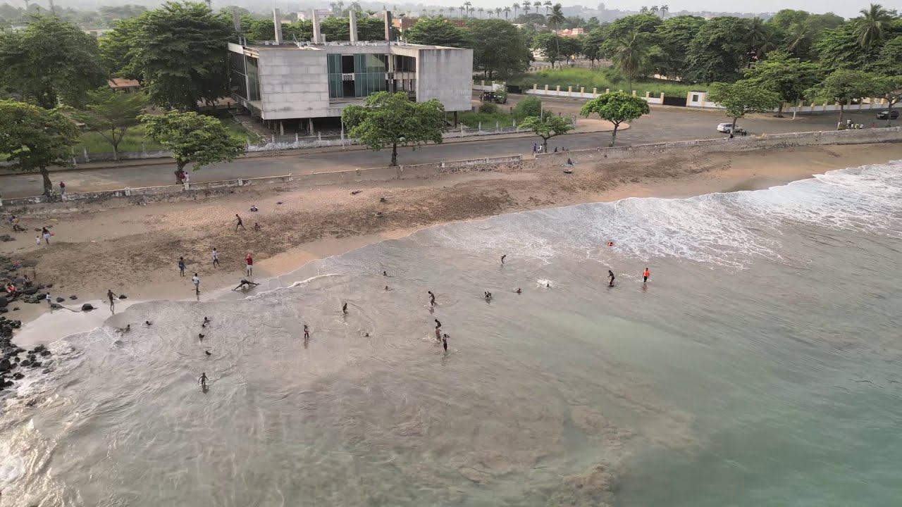 Cidade de São Tomé Drone View