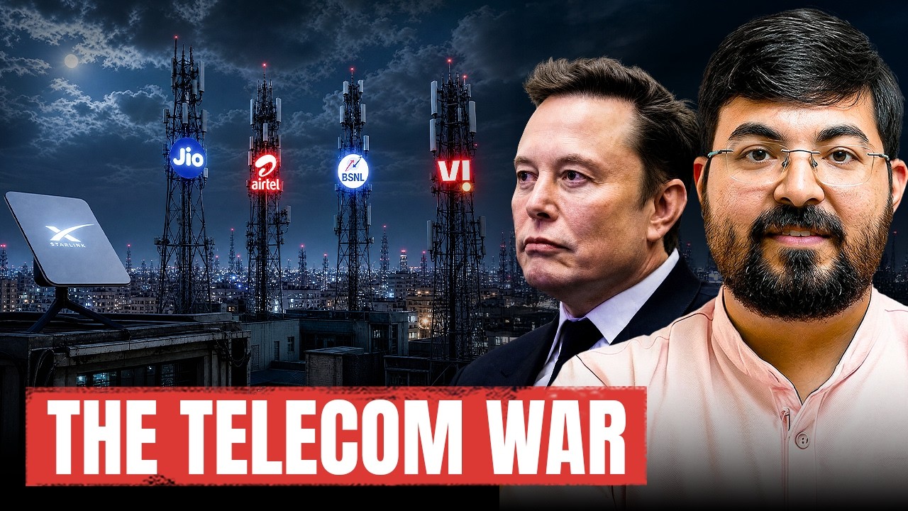 Jio, Airtel & Starlink: Who Wins India's Telecom War? | Markets by Zerodha Hindi