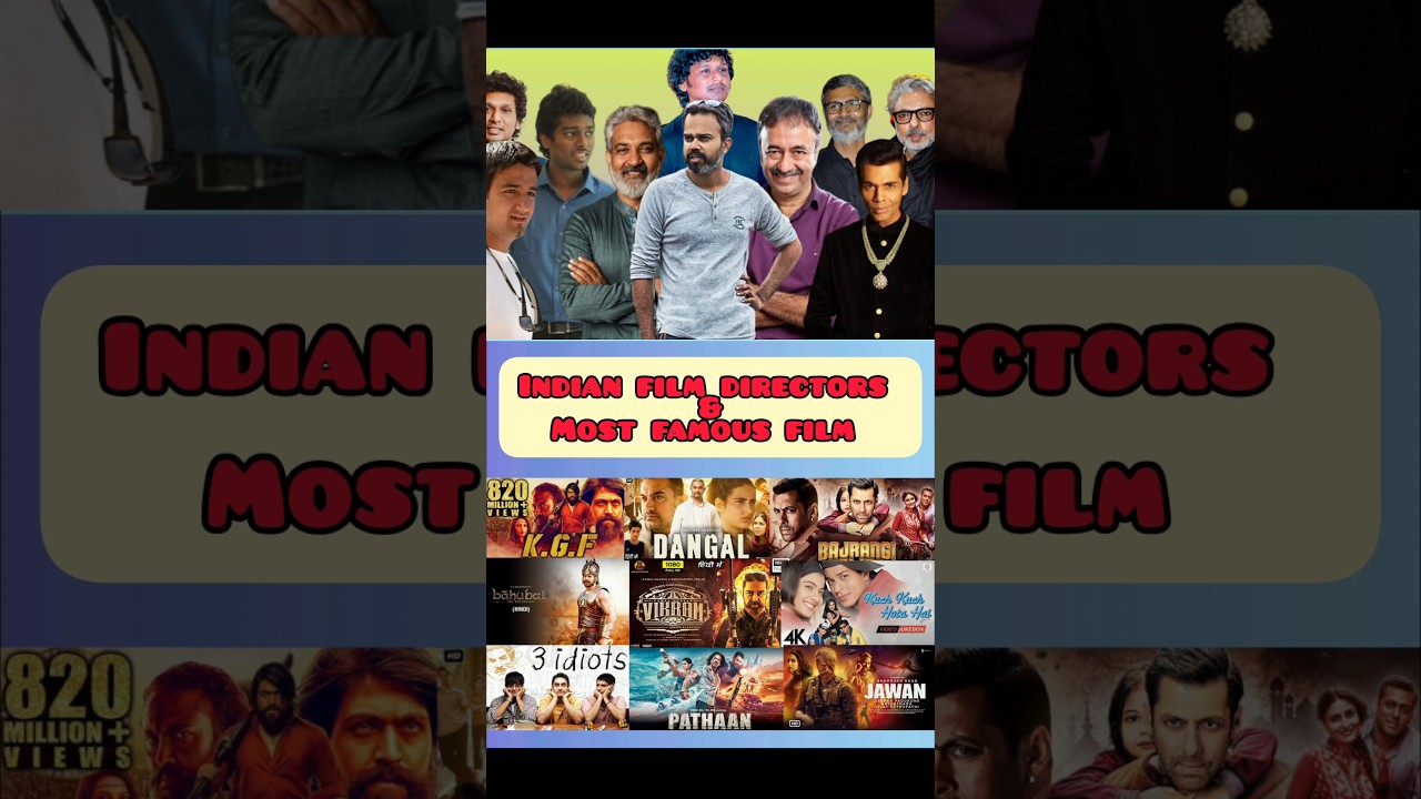 Most Iconic Films by India's Top Directors!