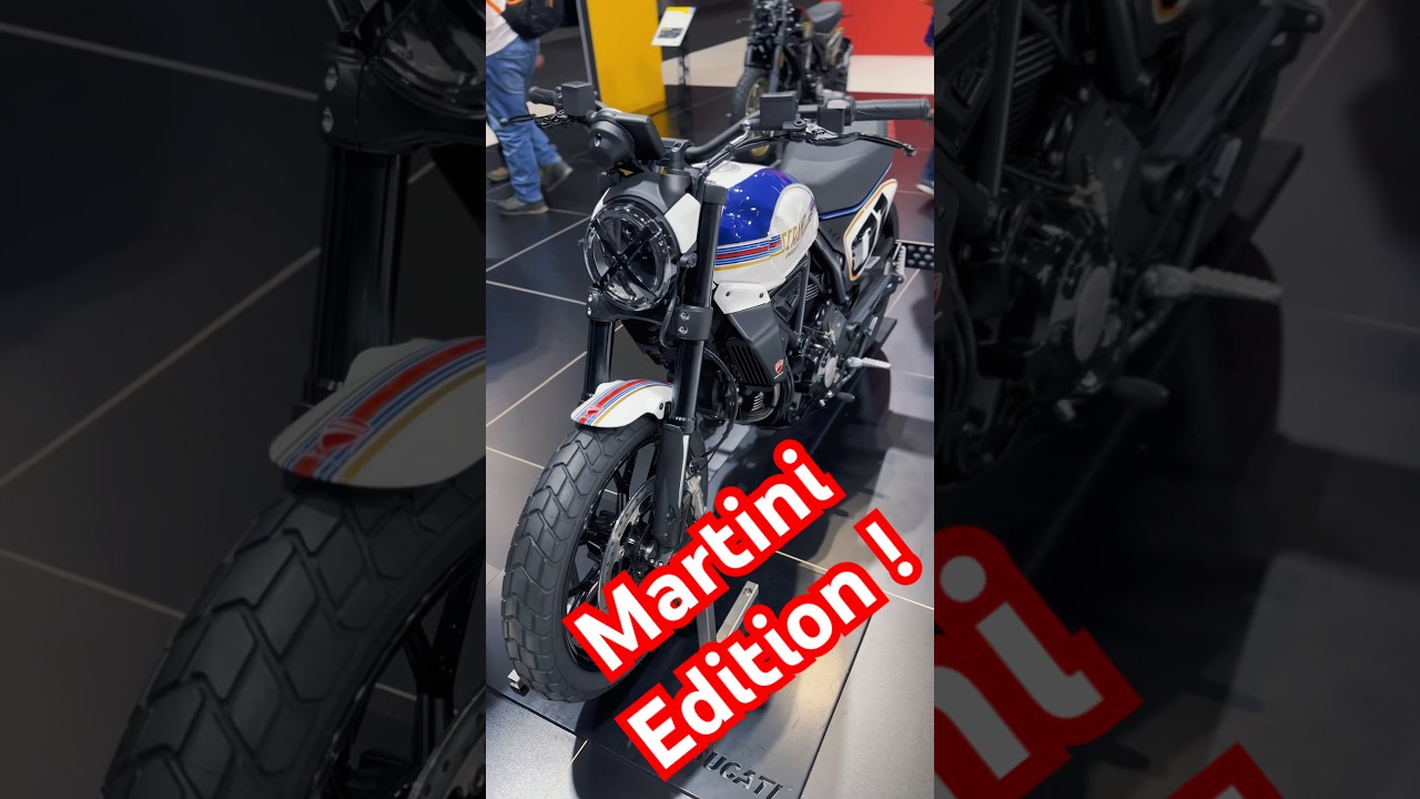 New 2025 Ducati Scrambler Martini Edition #ducati #scrambler #martini