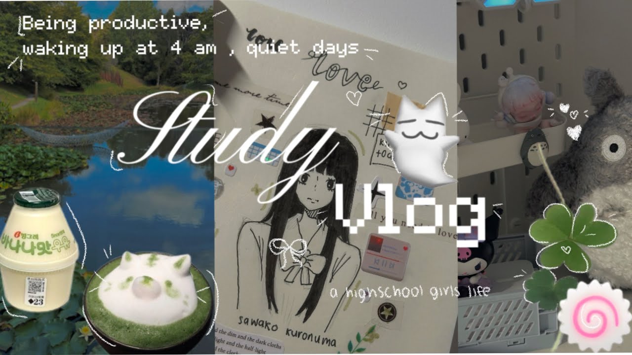 A high school girls life: burnt out, going out, studying, trying to be productive