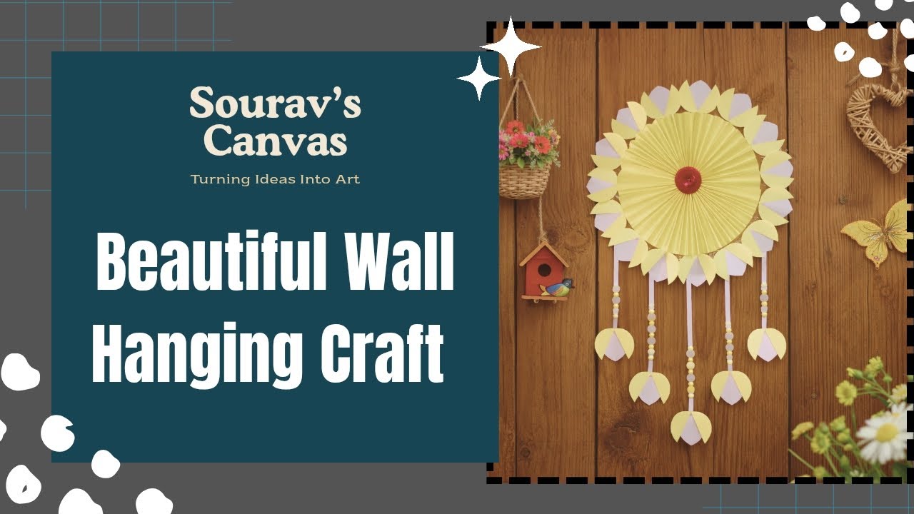 Beautiful Wall Hanging Craft ✨✨ Budget Friendly Craft ✨✨ Craft For Beginners 🌟🌟