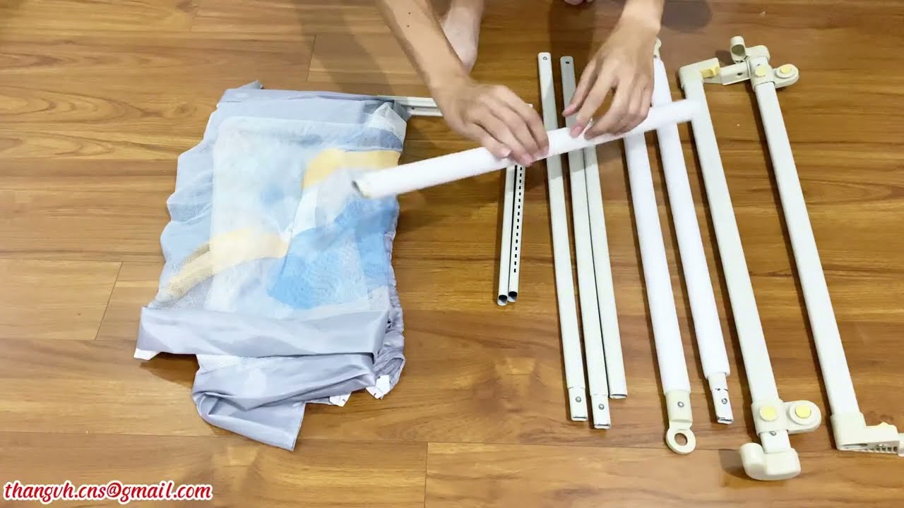 Hướng dẫn tự lắp đặt thanh chắn giường Pakey bảo vệ cho bé tại nhà đơn giản, chắc chắn