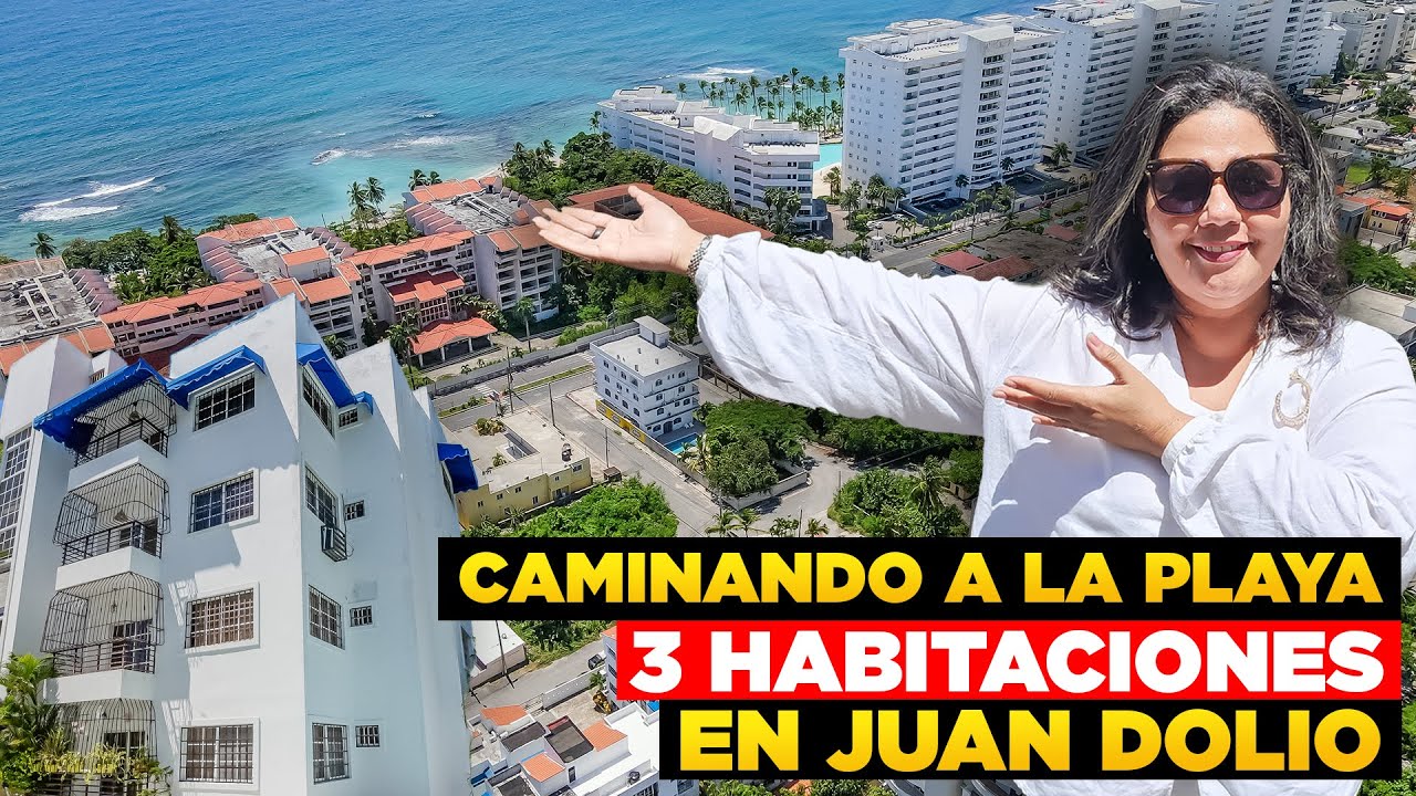 APARTAMENTO EN VENTA EN JUAN DOLIO A PASOS DE LA PLAYA🏖️😍| 3 HABITACIONES| PISCINA 🏊‍♂️
