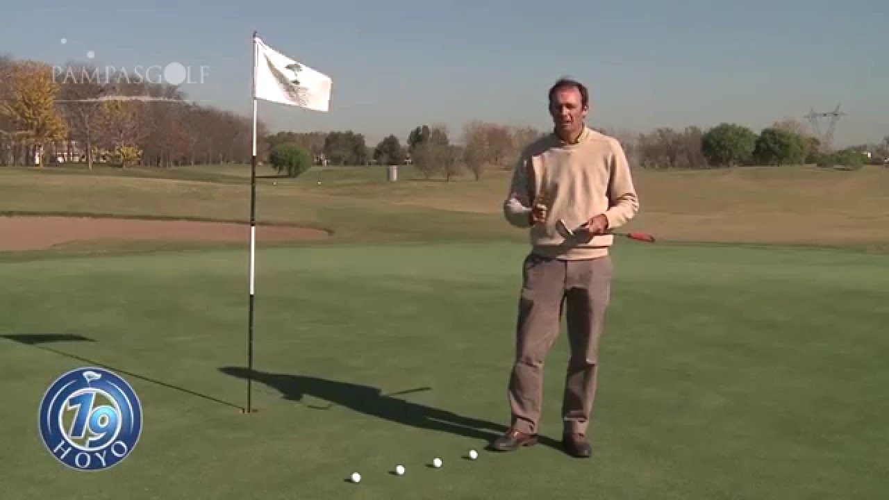 Drill para embocar putts cortos