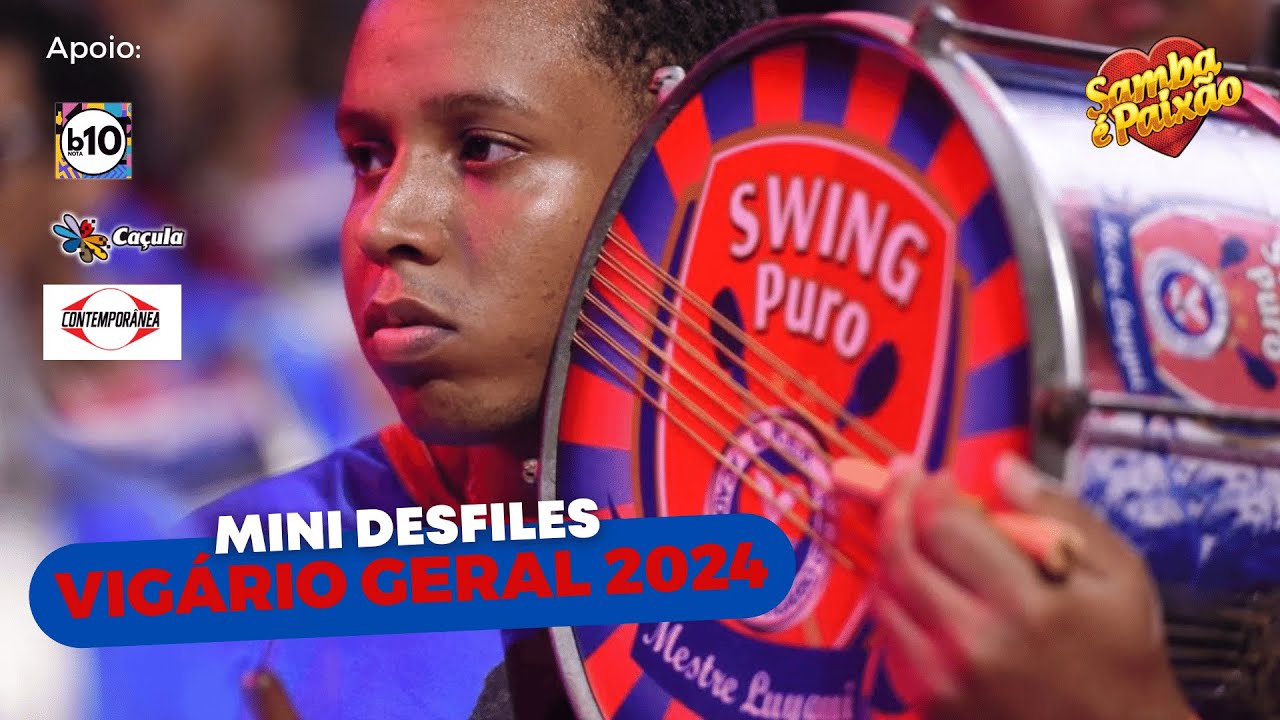 Acadêmicos de Vigário Geral 2024 | Minidesfiles na Cidade do Samba
