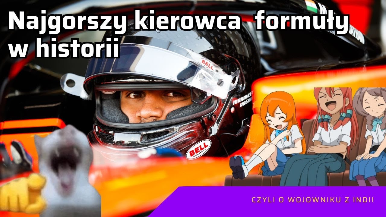 TEN CHŁOP NIE UMIE NAWET ZAWRÓCIĆ SAMOCHODEM A JEŹDZIŁ W FORMULE XD // MAHAVEER RAGHUNATHAN