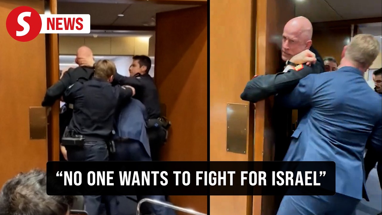 US Marine veteran gets arm broken in Congress as he protests against war in Iran
