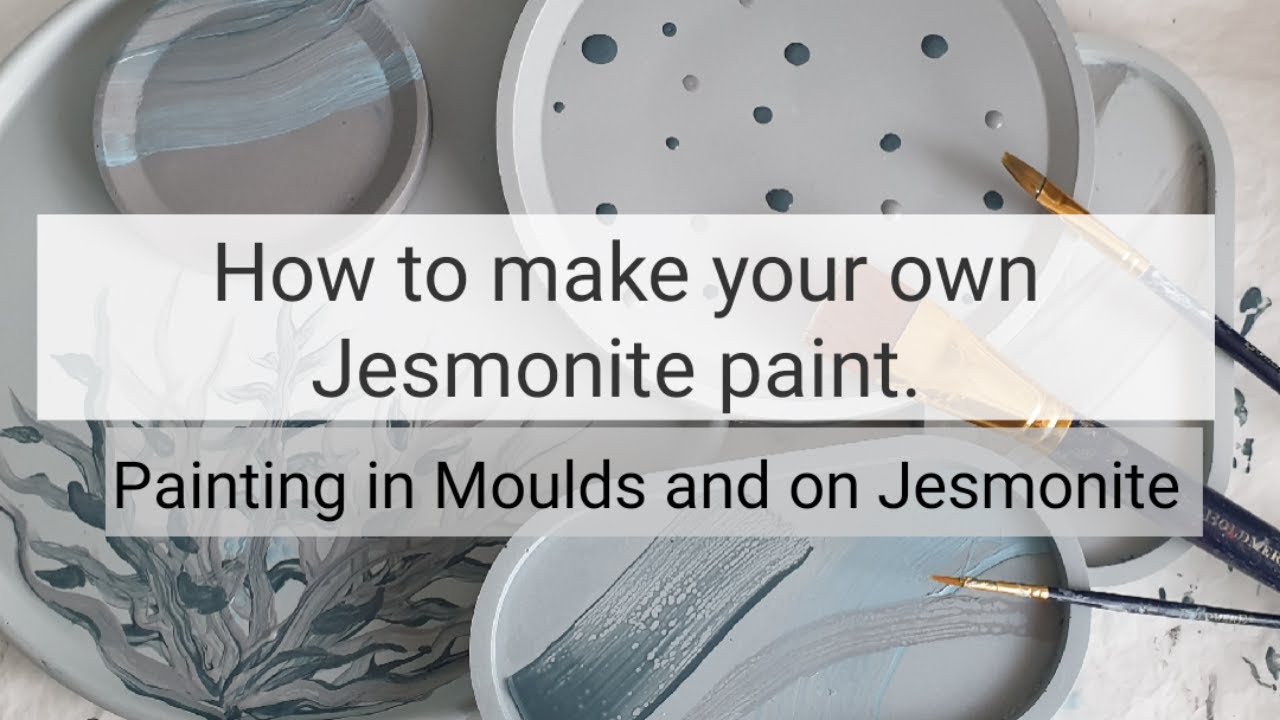 How to make your own Jesmonite paint