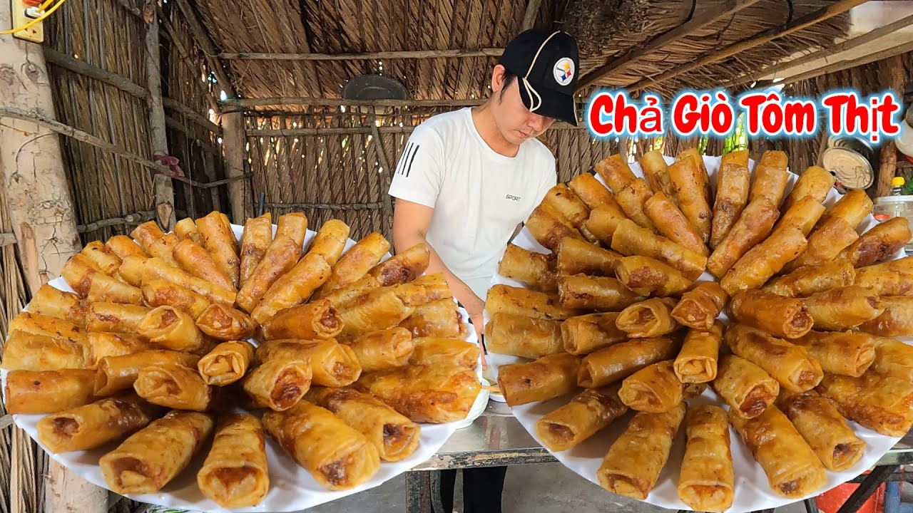 Cách Làm CHẢ GIÒ TÔM THỊT Giòn Ngon Đơn Giản | Thuận Miền Tây#178