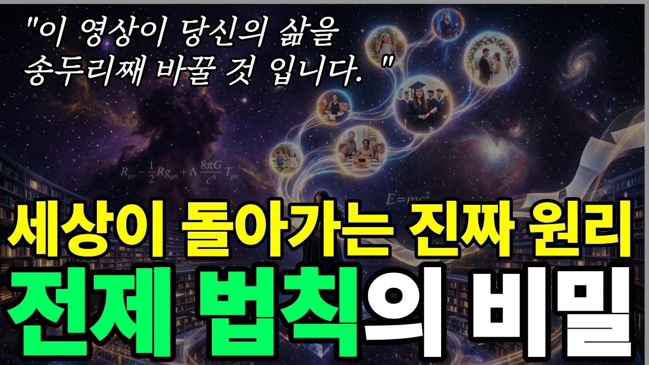 지금 이것을 받아들이면 인생이 바뀐다 '전제의 법칙' | 