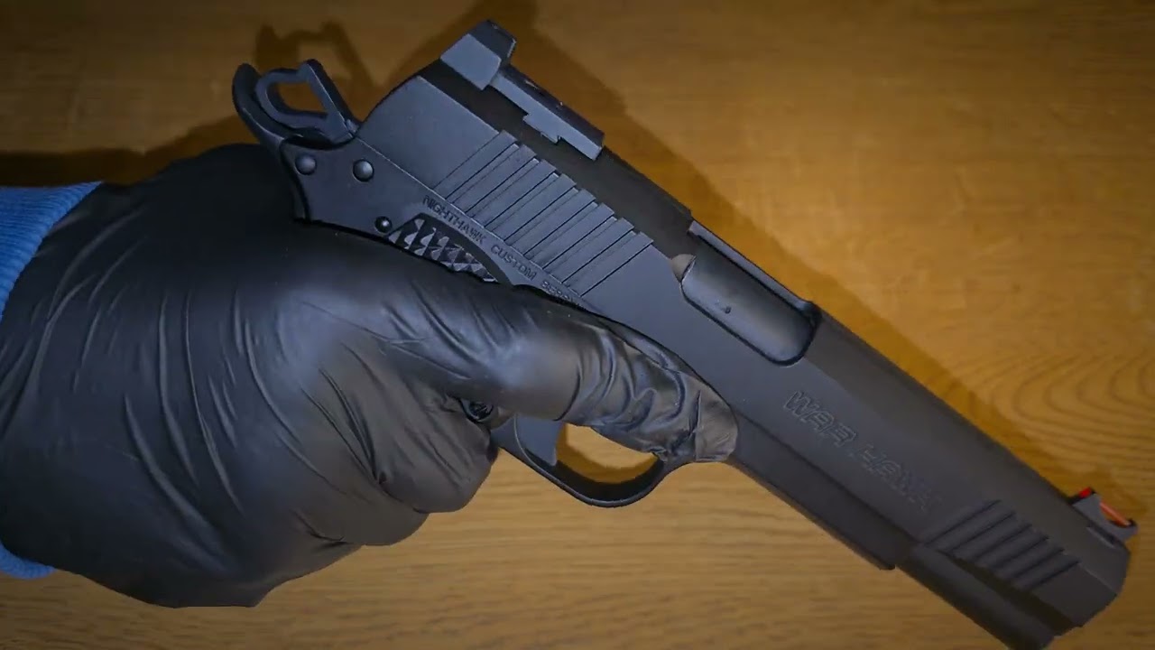 RWA Nighthawk custom - War hawk airsoft pistol #airsoft #airsoftgunreview #milsim #firstimpressions