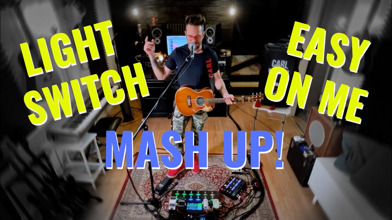 Carl Wockner - Light Switch / Easy On Me (Charlie Puth / Adele LIVE LOOPING MASHUP!)