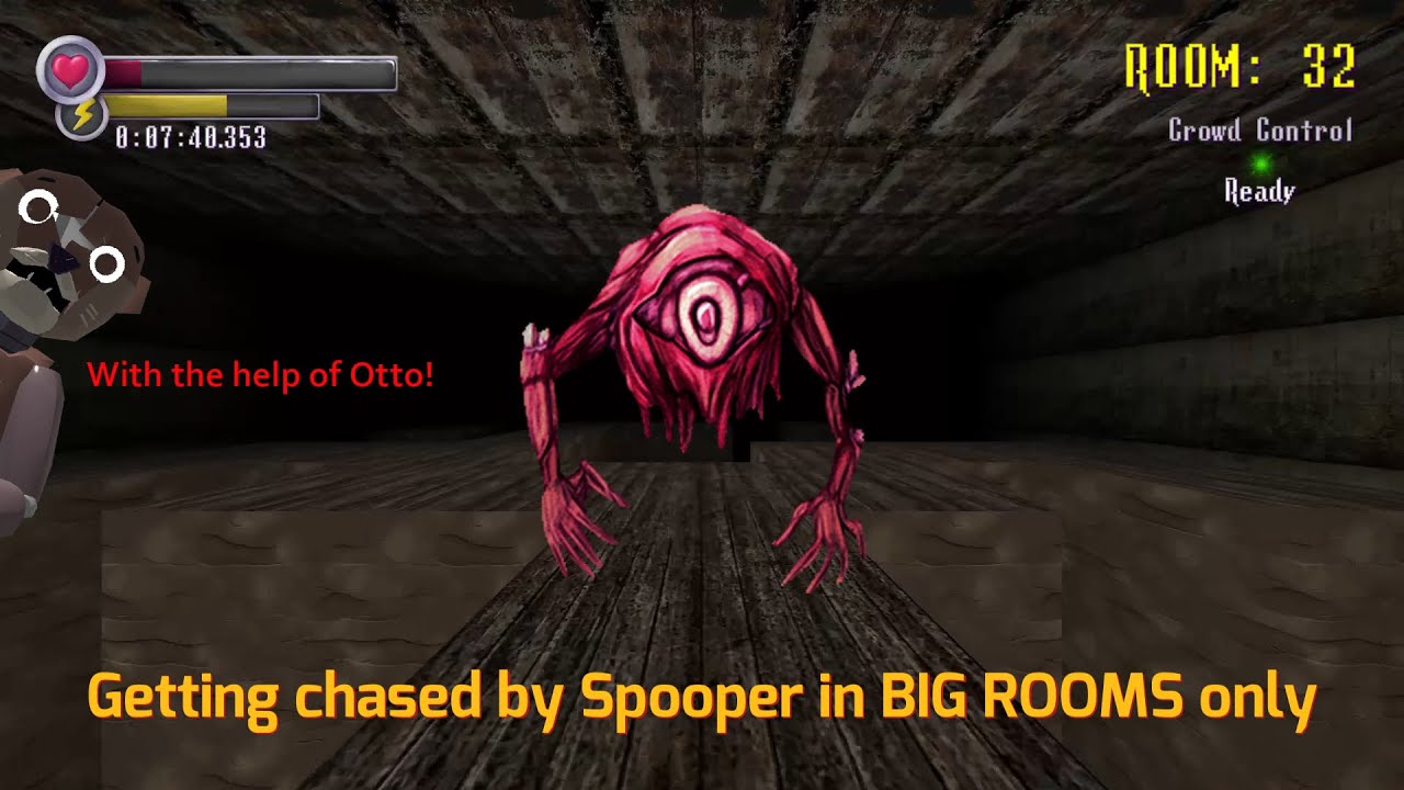 Can you survive to Spooper in BIG ROOMS only? | Spooky's Jump Scare Mansion: HD Renovation