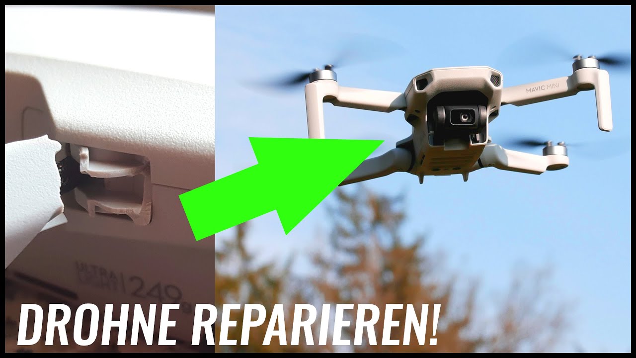 Kann man eine Drohne kleben? DJI Mavic Mini reparieren 🛠