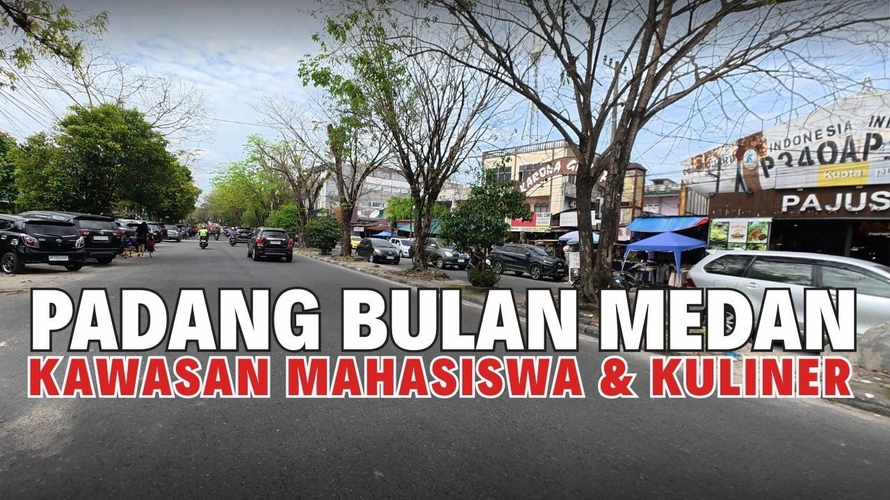 Keliling Medan! Padang Bulan Medan Kawasan Mahasiswa & Kuliner, Inilah Kondisi Terbarunya