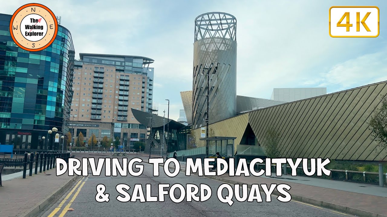 An Early Morning Drive to Salford Quays & MediaCityUK | Driver POV | Driving Tour