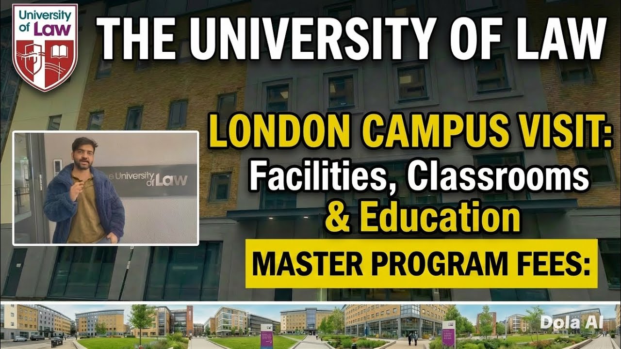 🎓The university of law london cumpus 👨&zwj;🎓 visit and view and facilities,🏛️ classes, and fees💰 🇬🇧✈️