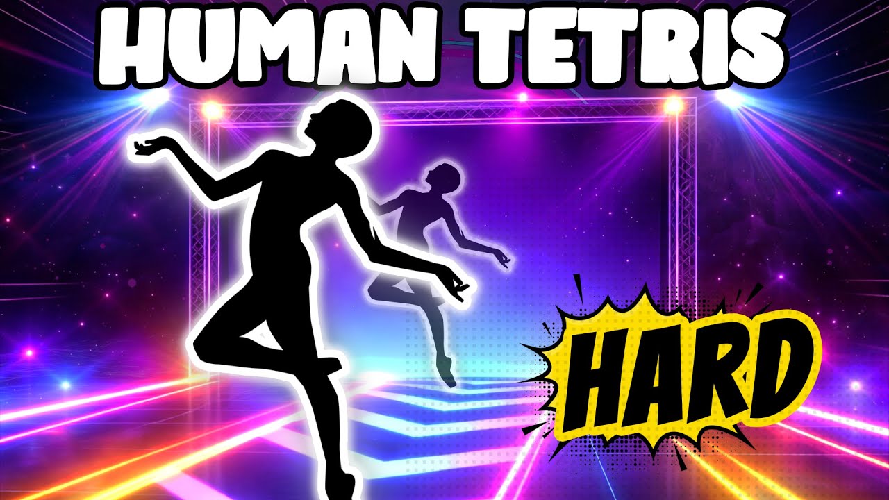 10-Min HUMAN TETRIS | Immersive Interactive Warm Up | Ballet Version