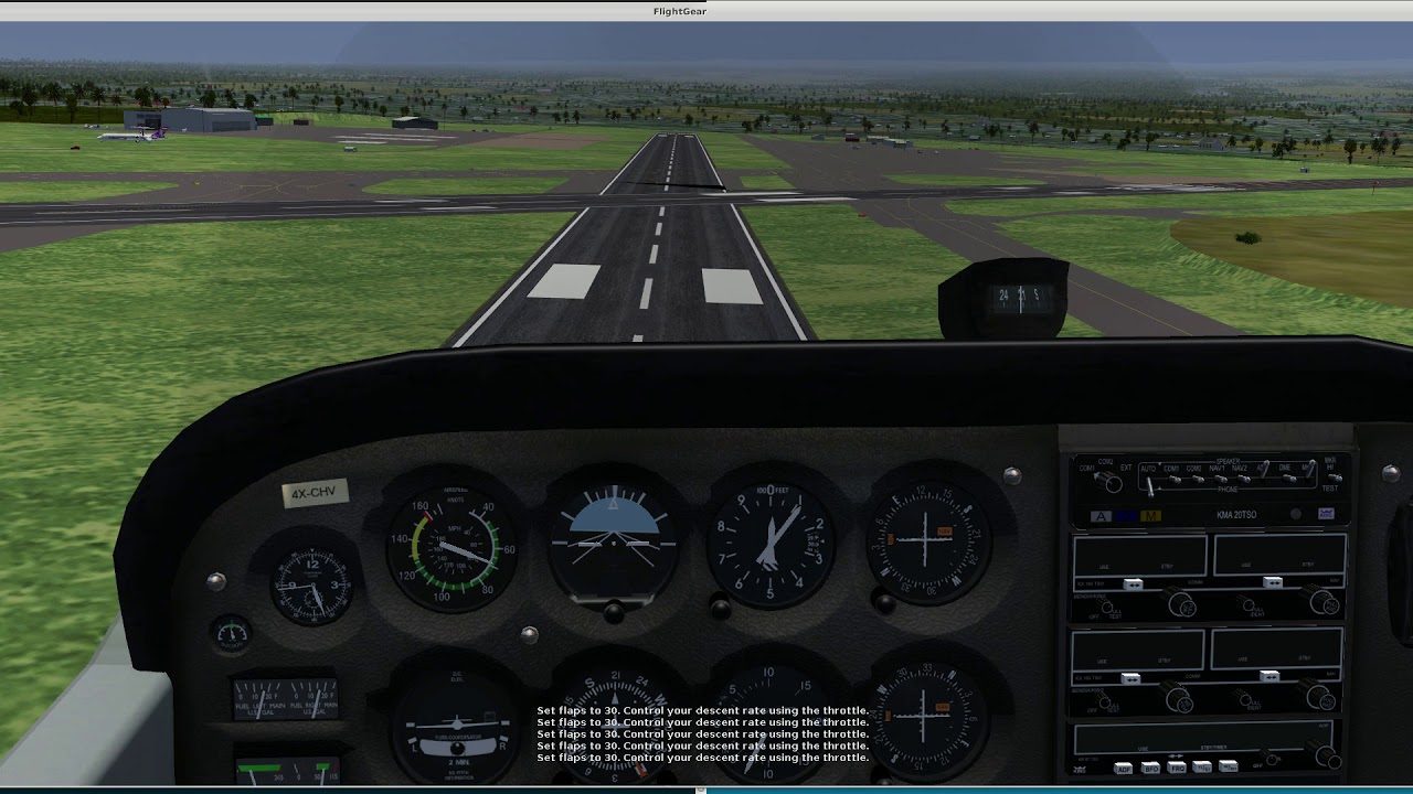 FlightGear Tutorial C172P Flying the Pattern