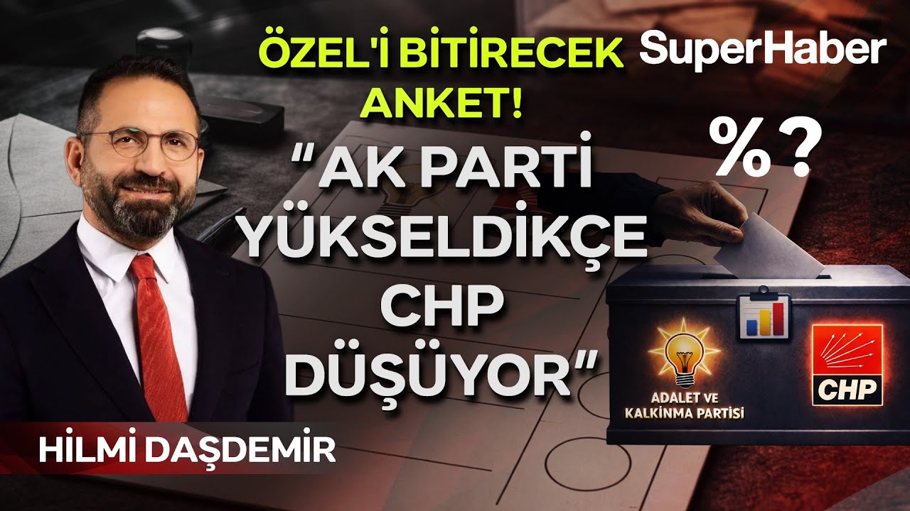 Hilmi Daşdemir'den Özgür Özel'i yıkacak anket! 