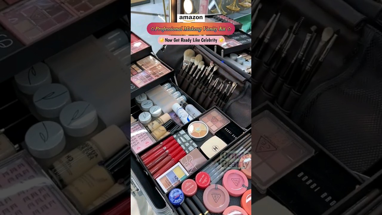 Professional Makeup Vanity Kit 💫💖| Now get ready like Celebrity 😎 #ornatebeauty #makeupkit