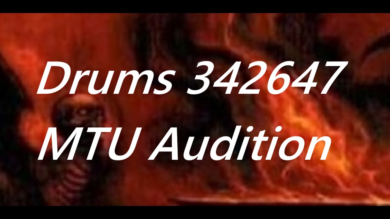 MTU School of Music Drum Audition