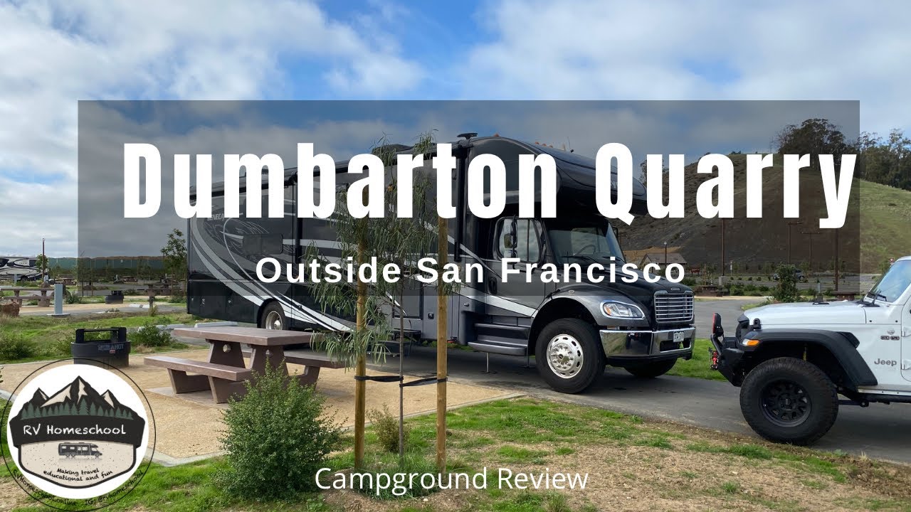 Dumbarton Quarry RV Campground outside San Francisco