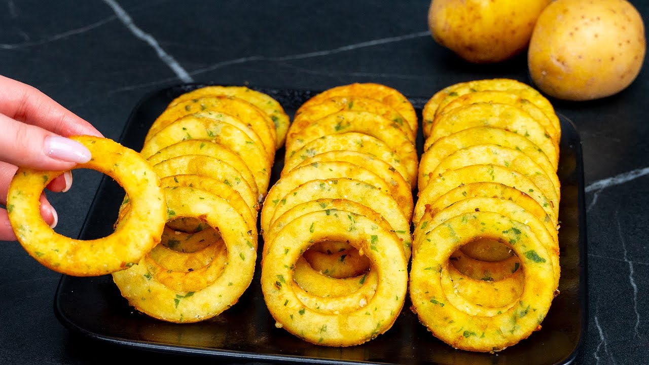 3 cartofi si toti vecinii vor cere reteta! Aperitiv  crocant si delicios