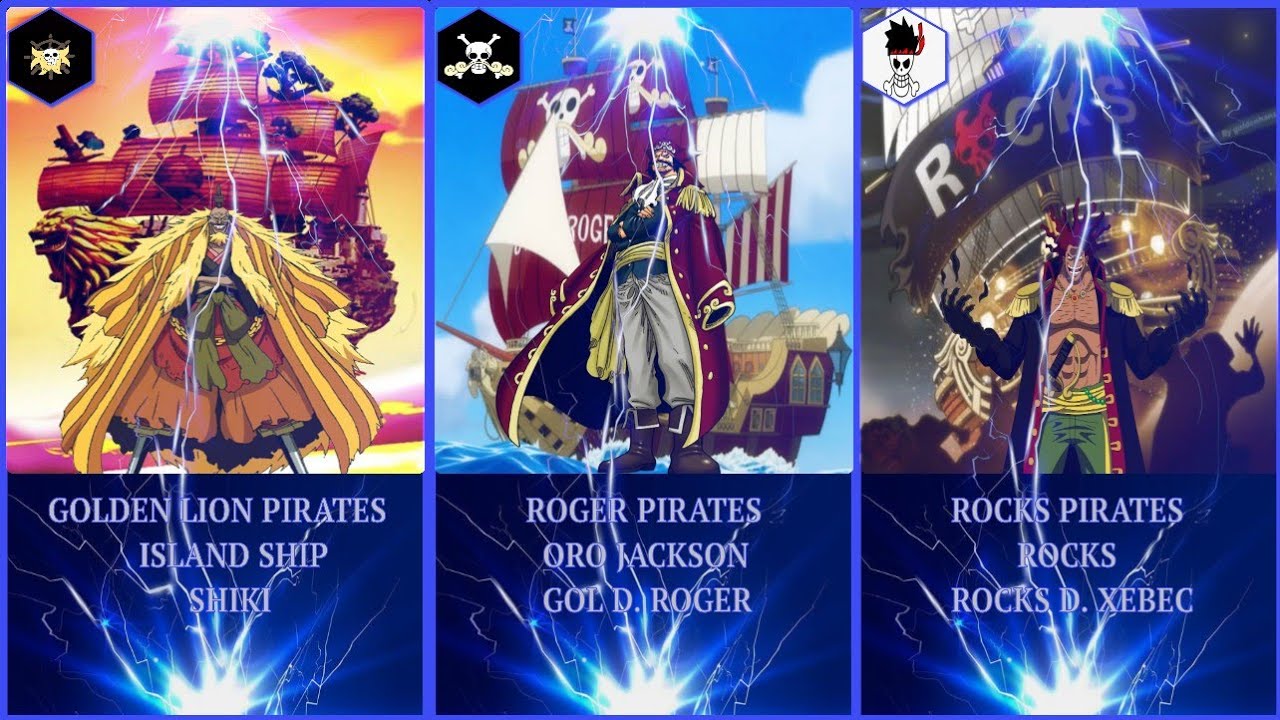One Piece All Pirates Ship & The Captain #onepiece #luffy #pirateship #captain