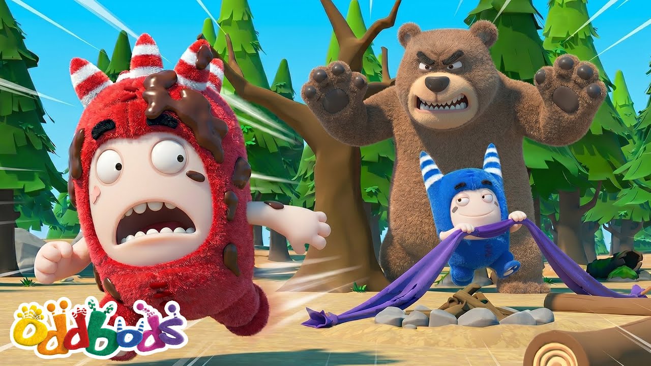 Prank War Goes WILD! 🐻 Lost in the Woods! 🏕️ | Oddbods Full Episode | Funny Cartoons for Kids