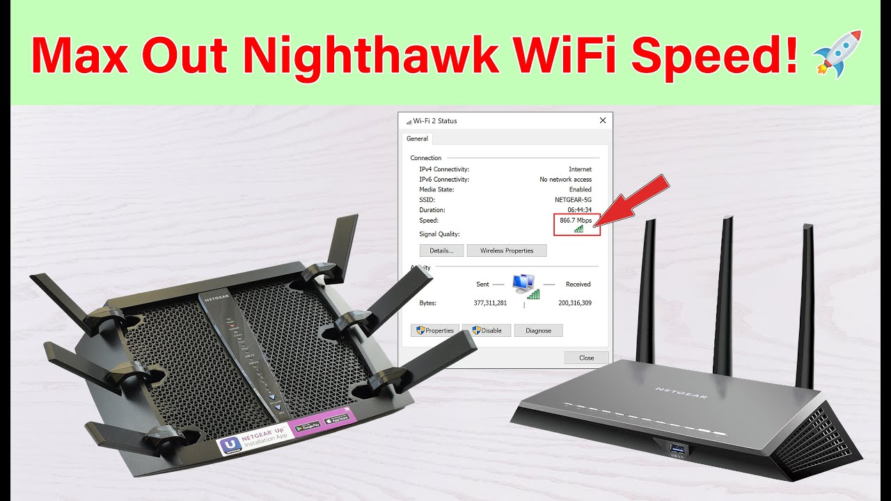 Как увеличить скорость Wi-Fi на маршрутизаторе Netgear Nighthawk