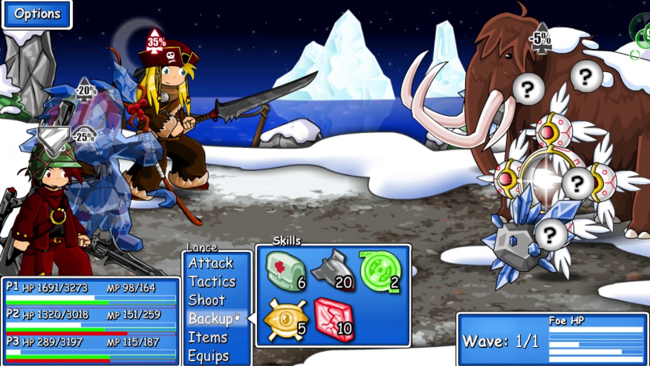 Epic Battle Fantasy 3 - Epic Difficulty Tundra Mammoth