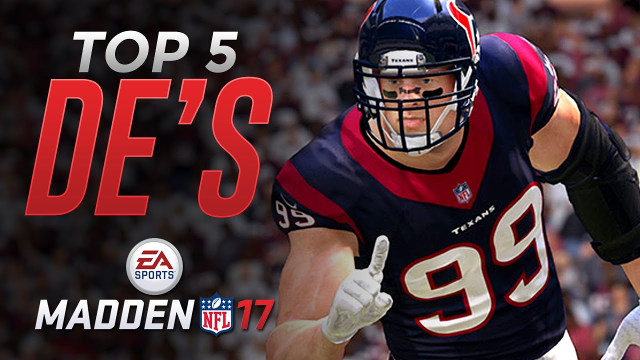 WHERE IS KHALIL MACK!? Madden 17 PLAYER RATINGS Revealed! TOP 5 DEFENSIVE ENDS IN MADDEN 17!