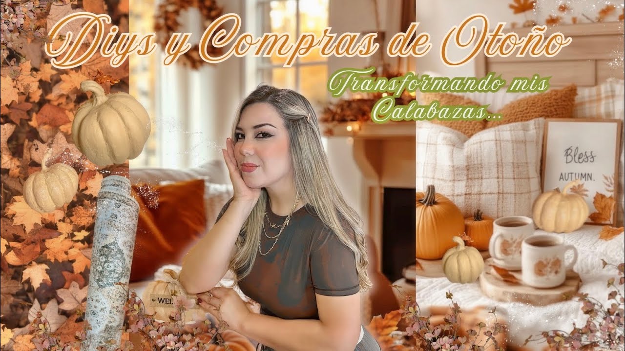 DIYS y Compras de Otoño🍁Haul de compras y transformación de mis calabazas