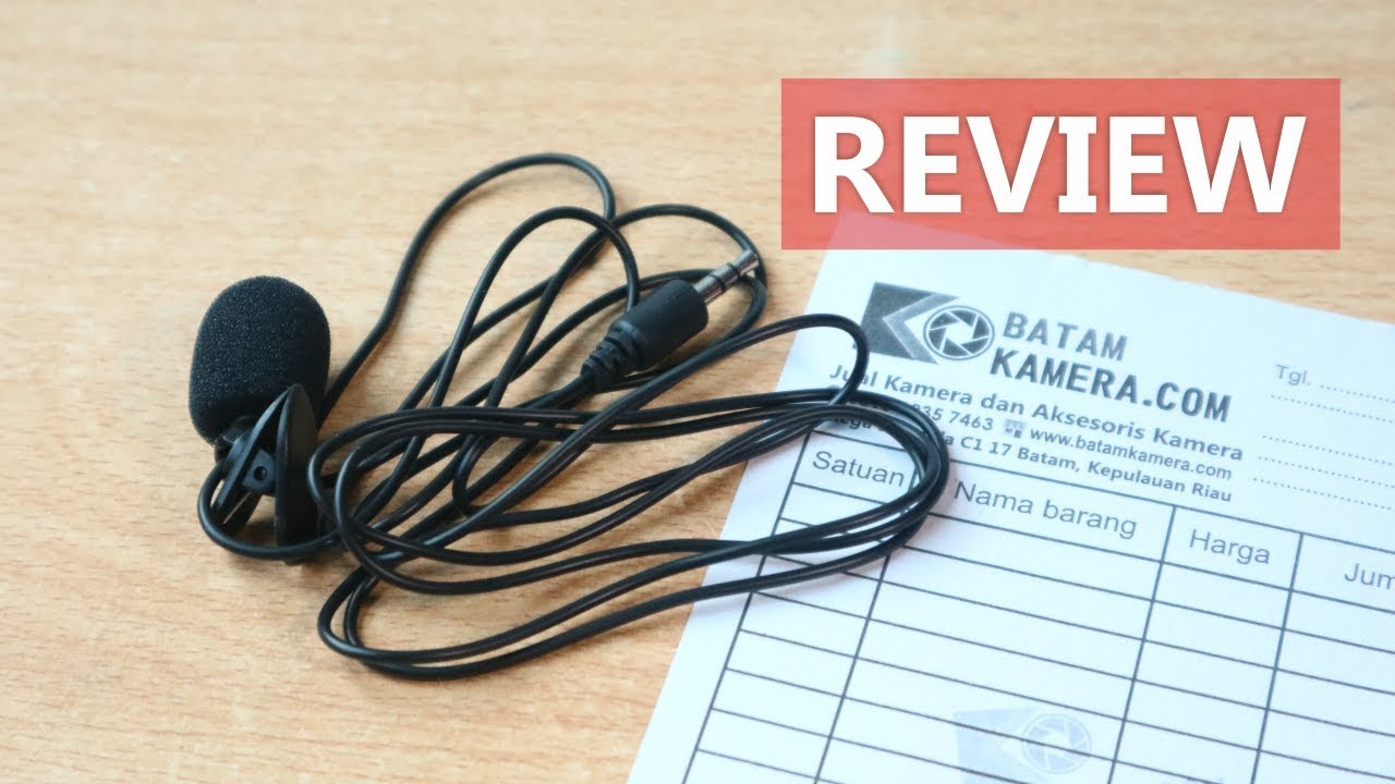 Review Microphone Clip On 3 5mm 20rban - Order Aja di Batamkamera.com