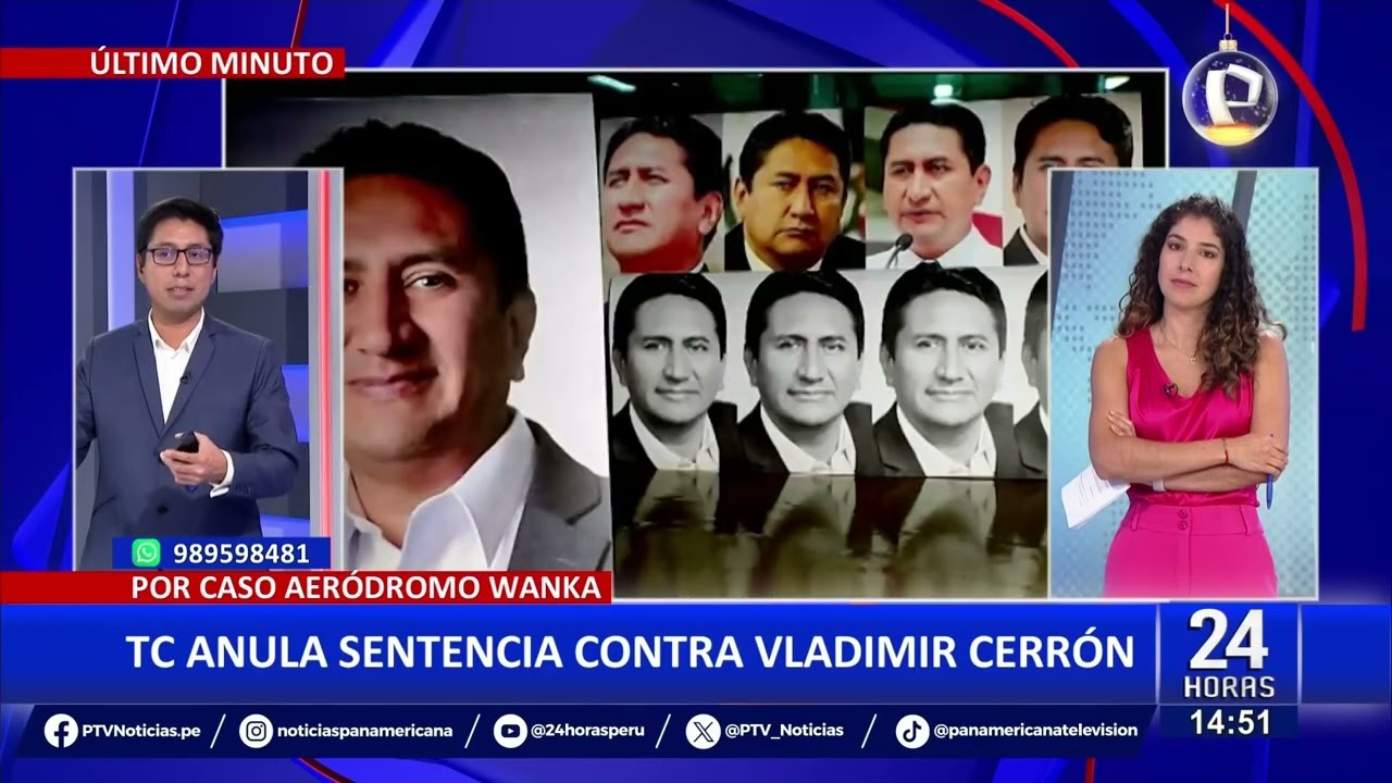 TC anula sentencia de Vladimir Cerrón por caso Aeródromo Wanka