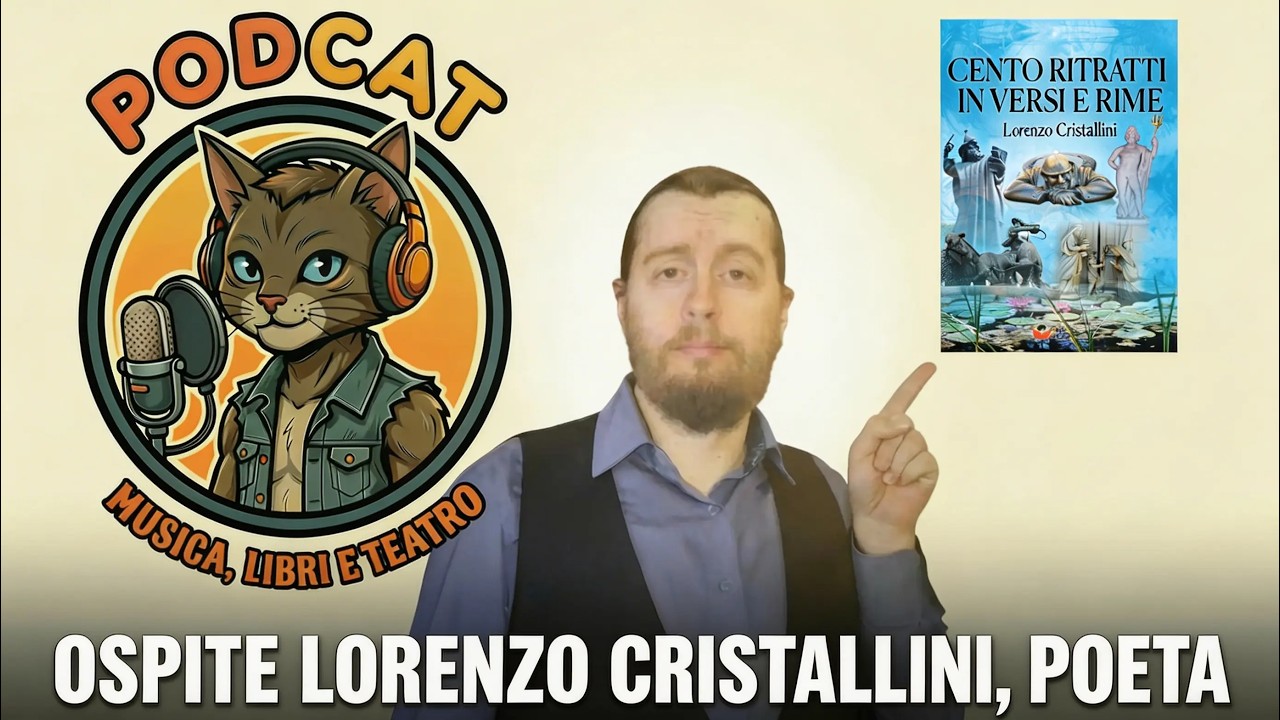 PODCAT ep 5 LORENZO CRISTALLINI #libri #intervista #podcast #poesia