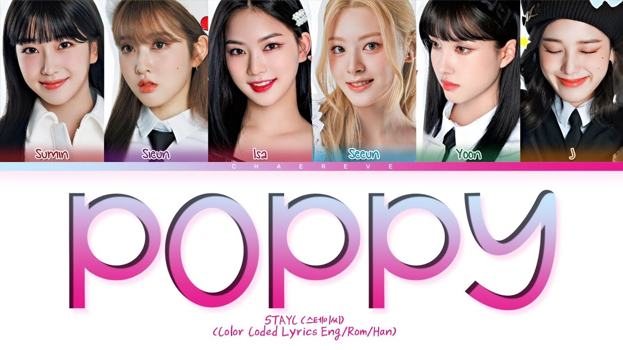 STAYC POPPY Lyrics (Color Coded Lyrics)