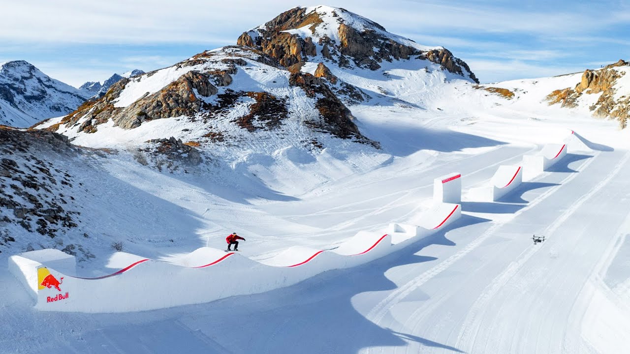 Snowboarding The PERFECT Snow Pump Track