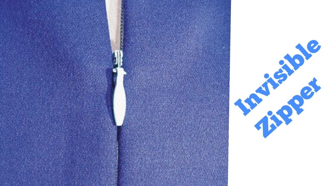 How to attach invisible zipper in suit,kurta,kurti very very easy method