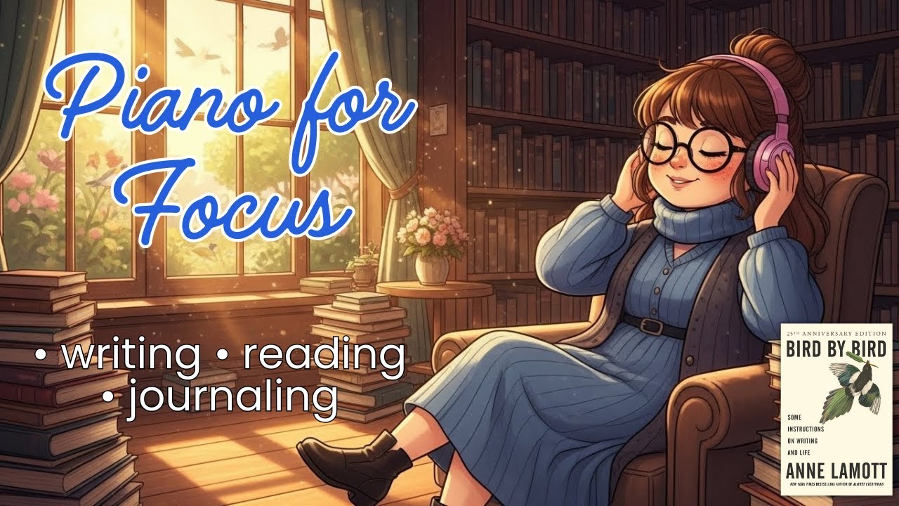 Piano Music for Writing, Reading & Journaling | Calm Focus, No Pressure