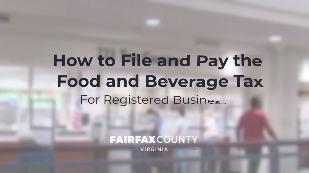 How to Complete Your Monthly Food and Beverage Tax Return